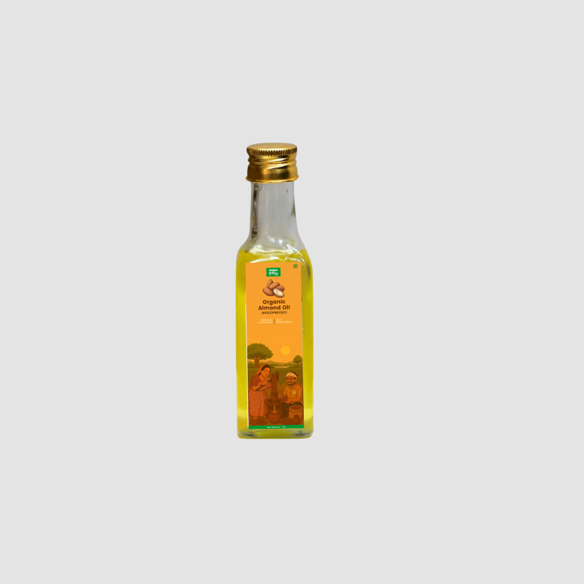Almond Oil – Wooden Pressed, Pure & Naturally Nourishing