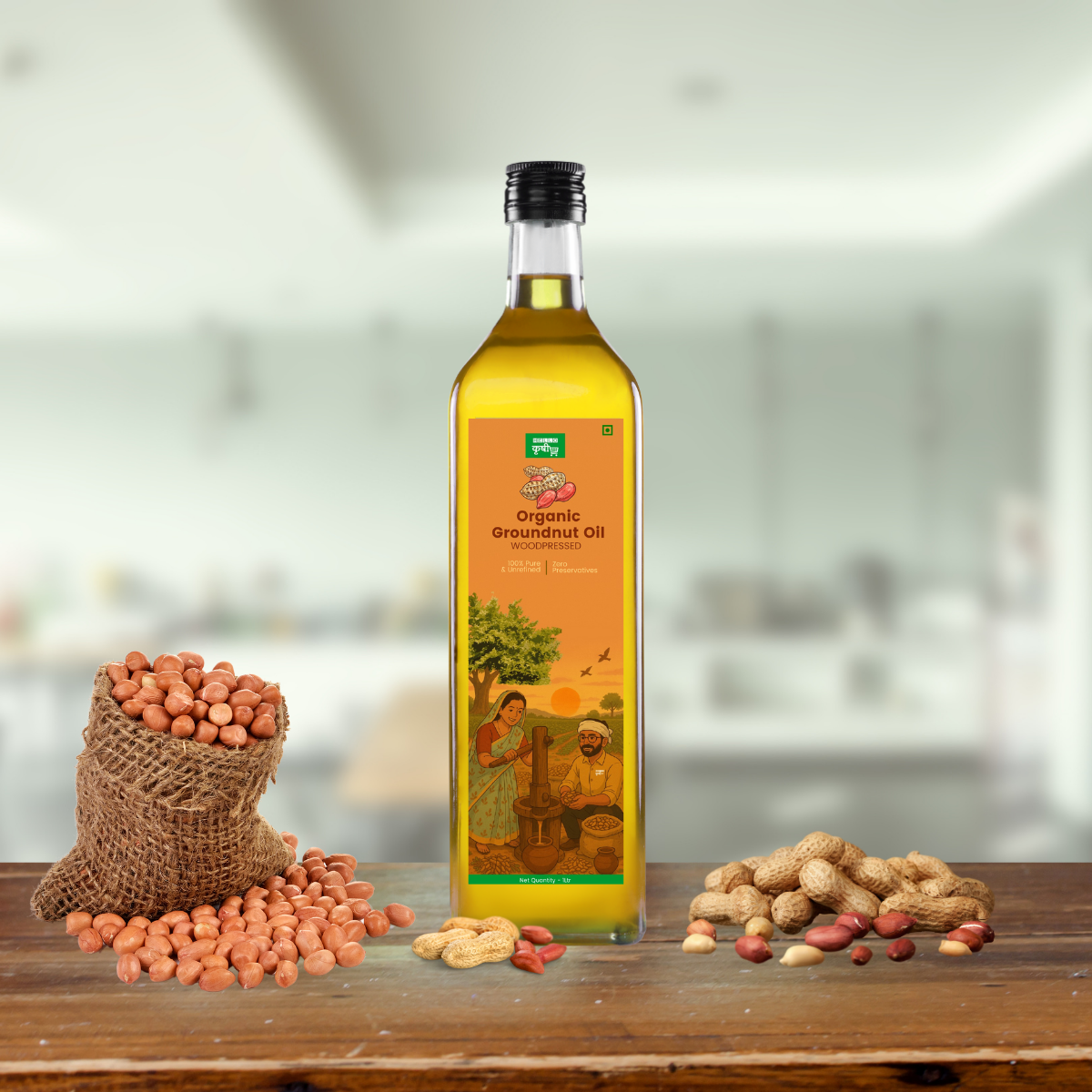Groundnut Oil – Wooden Pressed, Pure & Full of Tradition