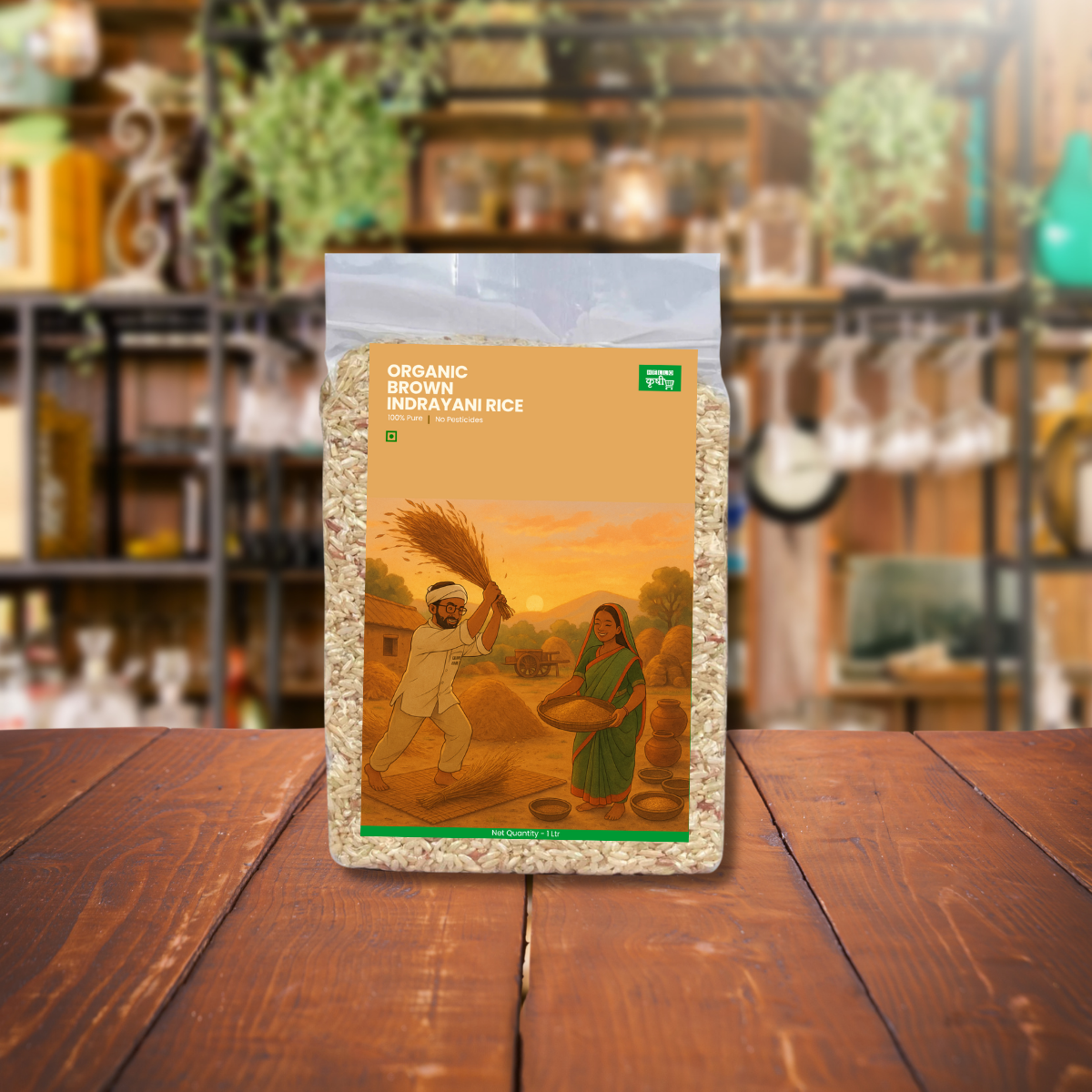 Indrayani Brown Rice – Whole Grain, Nutrient-Rich & Naturally Aromatic