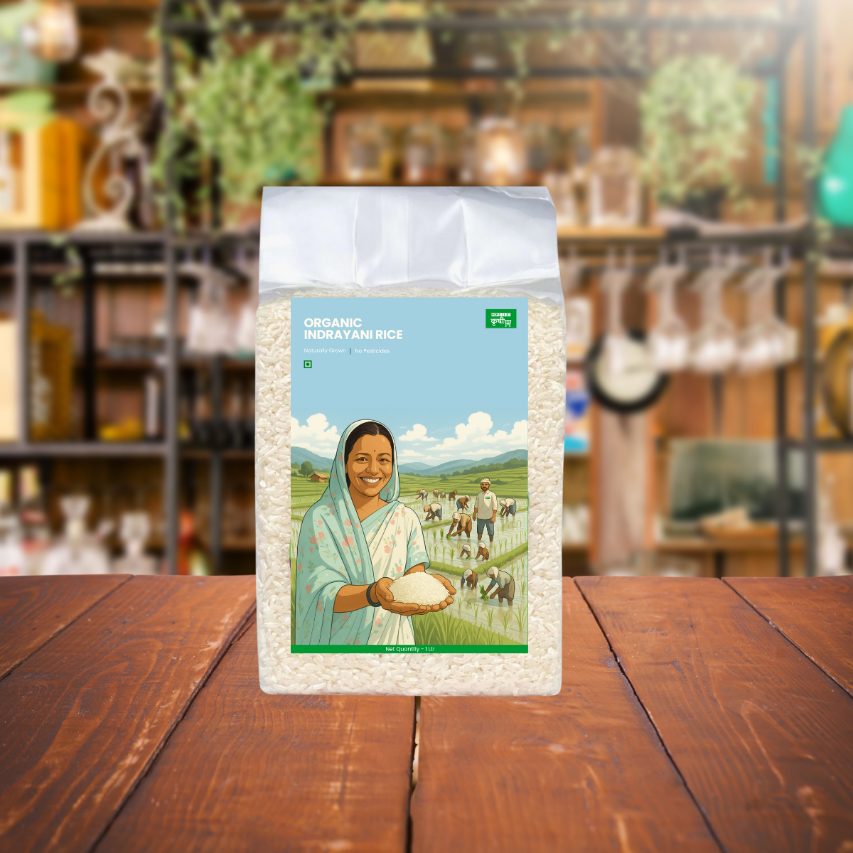 Indrayani Rice – Semi Polished, Naturally Aromatic & Soft