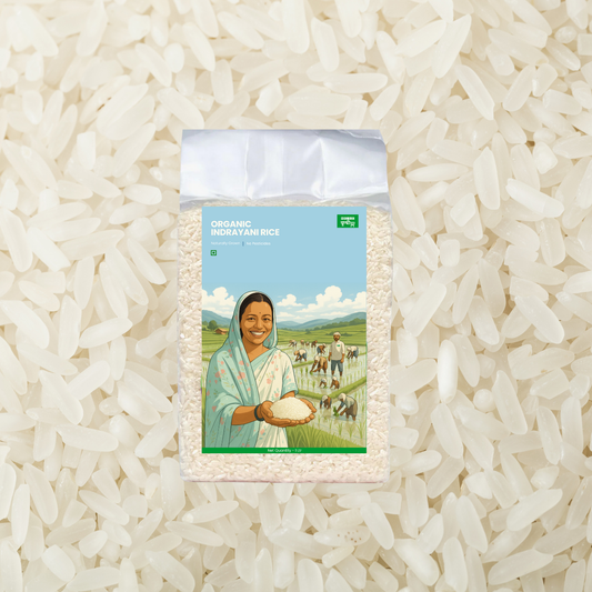 Indrayani Rice – Semi Polished, Naturally Aromatic & Soft