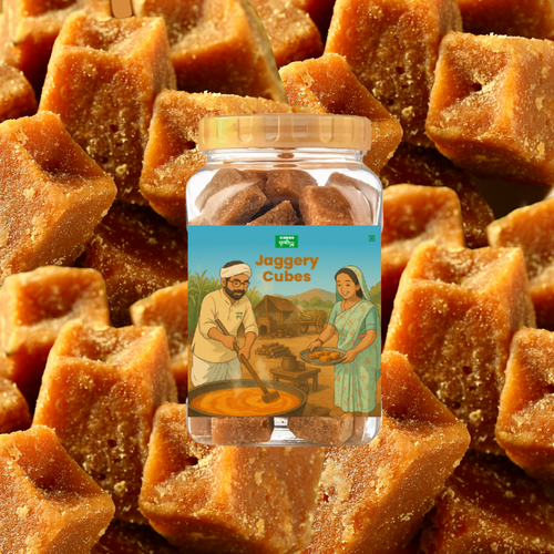 Jaggery Cubes – Handcrafted Sweetness in 6 Natural Flavours