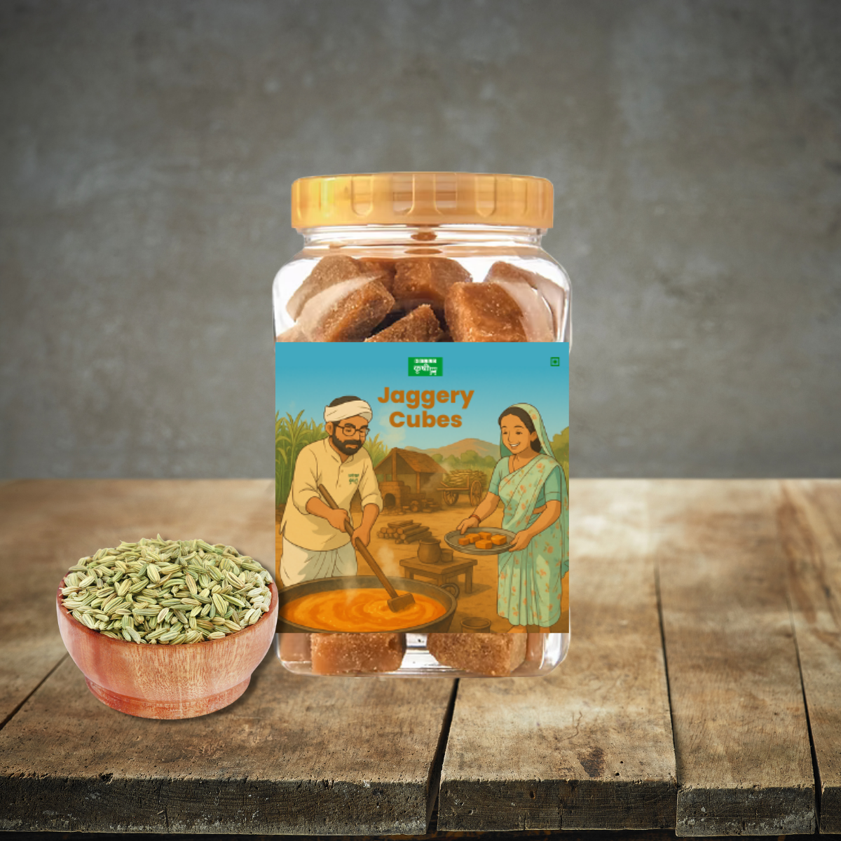 Jaggery Cubes – Handcrafted Sweetness in 6 Natural Flavours